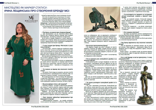 Ірина Лещинська — засновниця бренду МСІ, інтерв'ю Prof Build Woman's